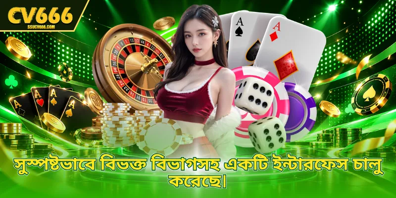 সুস্পষ্টভাবে বিভক্ত বিভাগসহ একটি ইন্টারফেস চালু করেছে।